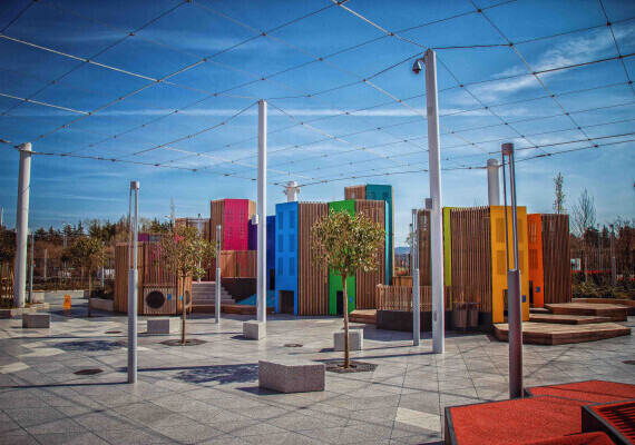 2021 PLAYLAND “Playground Serravalle Designer Outlet”, Italy  - Holzhof