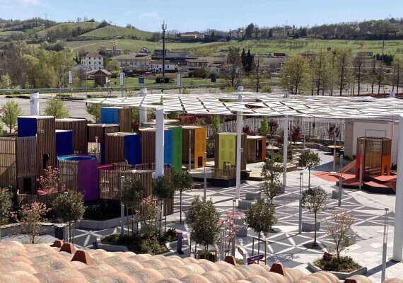 2021 PLAYLAND “Playground Serravalle Designer Outlet”, Italy  - Holzhof