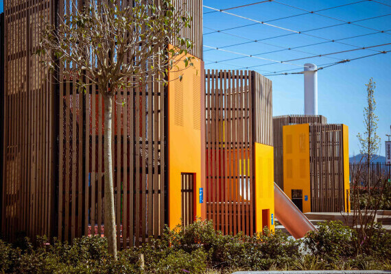 2021 PLAYLAND “Playground Serravalle Designer Outlet”, Italy  - Holzhof